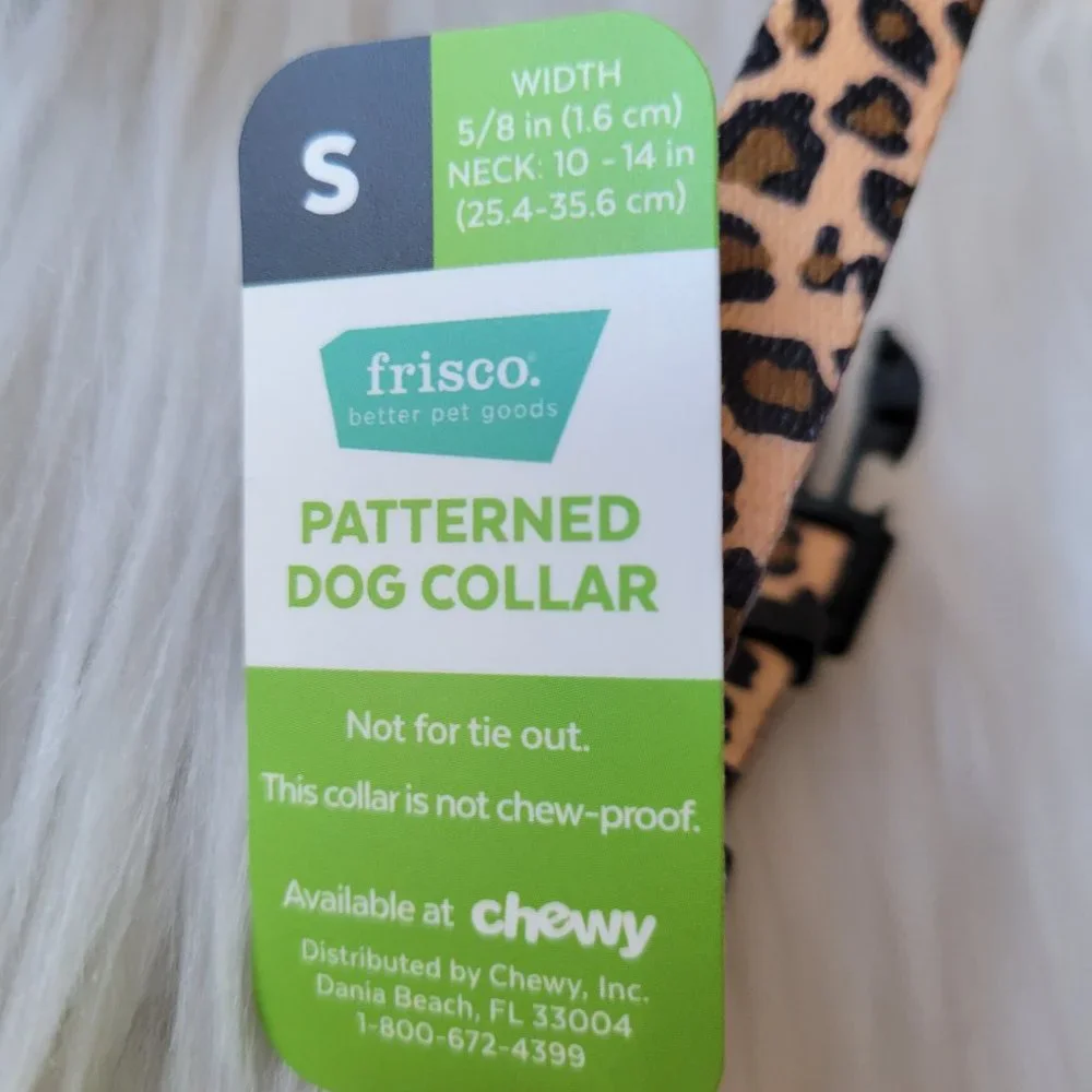 Frisco Leopard Dog Collar